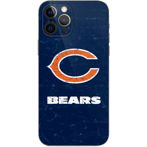 NFL Chicago Bears Distressed iPhone 12 Pro Skin